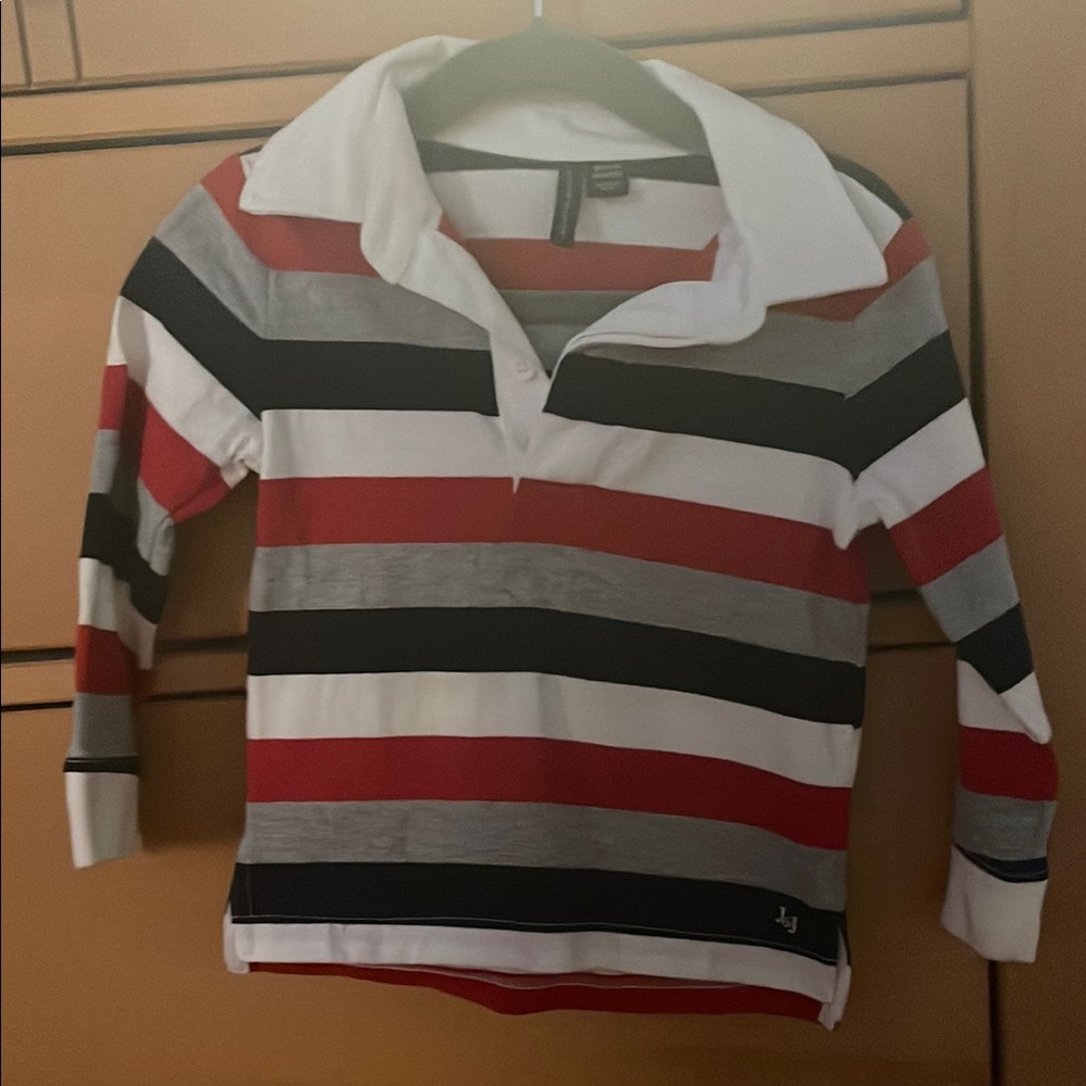 Janie and Jack Striped Kids Polo Shirt